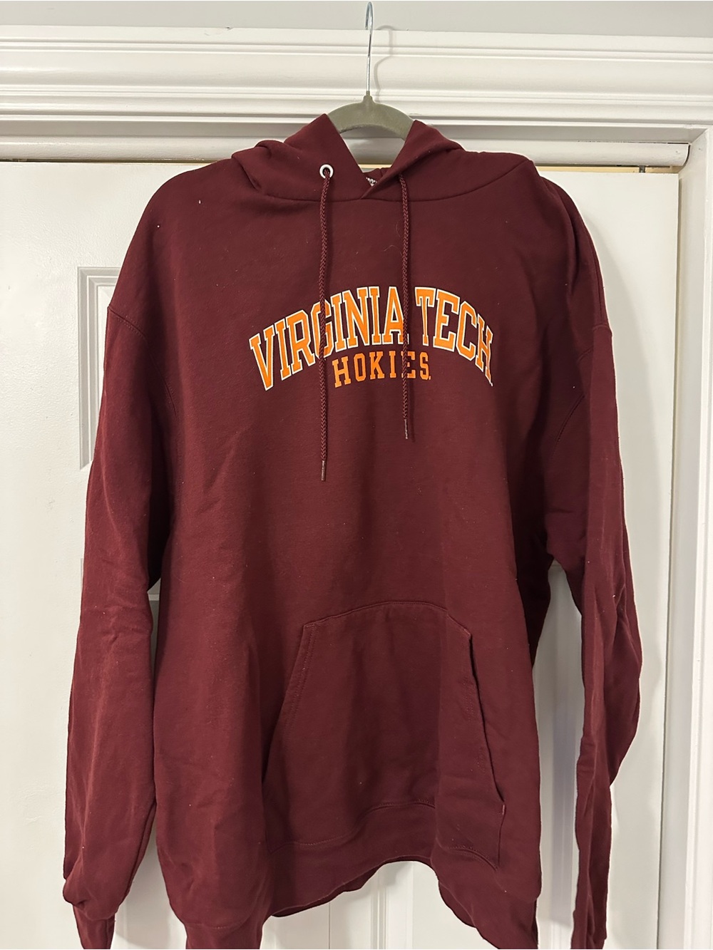 Champion Virginia Tech Maroon Hooded Sweatshirt